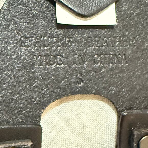 Equal Hands Explorer Allison Wide Statement Belt Black Leather Size Small - Picture 6 of 6